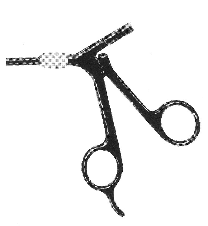 İZOLELİ ENDO  KAVRAMA FORSEPS K MODEL SAP ÇAP: 5MM L:43CM